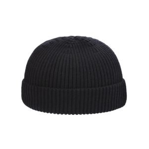 Buy Black Fisherman Beanie on Sale now at Gym Ready - While Stocks Last - Fast Australia-wide Delivery