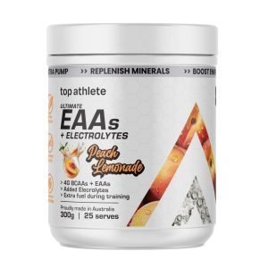 Buy Top Athlete Ultimate EAAs & Electrolytes - Peach Lemonade Online at Gym Ready - Fast Shipping Australia-wide