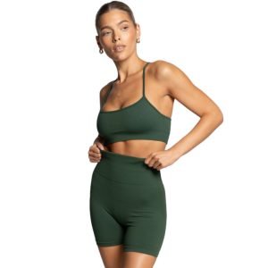 Buy Active Basics Seamless Bike Short - Emerald (Invisible Scrunch) on sale now at Gym Ready