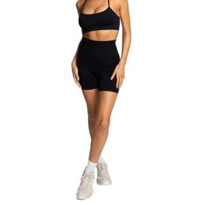 Buy Active Basics Seamless Bike Short - Onyx (Invisible Scrunch) on sale now at Gym Ready
