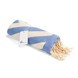 Buy Blem Zig Zag Blue Towel on sale now at Gym Ready